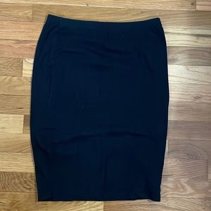 Black pencil skirt